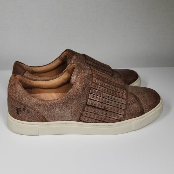 Frye Shoes Ivy Gore Slip on Shoes Women's Size 8M Chocolate Brown - Picture 8 of 11